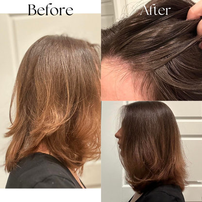 Inner Joy Hair Oil Before and After